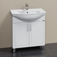 Тумба с раковиной СанТа Дублин 75, 2 дверцы