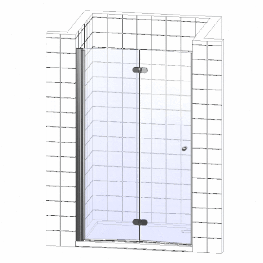 Душевой уголок RGW Classic CL-41 (760-810)x700x1850 профиль хром