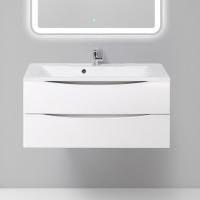 Тумба с раковиной BelBagno Marino 100 bianco lucido