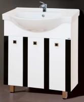 Тумба под раковину Misty Палермо 70 черная