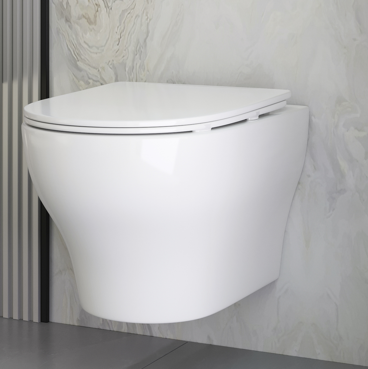 Унитаз подвесной Boheme Fiore 978-SET-MW