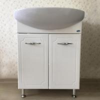 Тумба с раковиной Bellezza Стелла 65 прямая белая