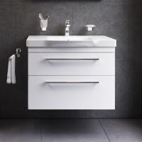 Тумба с раковиной Am.Pm Like S 80 подвесная, белый глянец