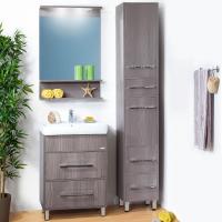 Мебель для ванной Бриклаер Чили 60/3 серая лиственница