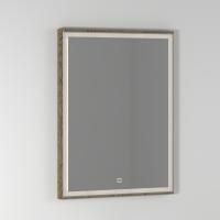 Зеркало Vod-Ok Лайт 60 крымский дуб, с подсветкой