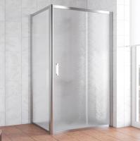 Душевой уголок Vegas Glass ZP+ZPV 100*90 08 02 профиль глянцевый хром, стекло шиншилла