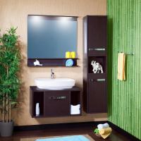 Мебель для ванной Бриклаер Куба 90 венге