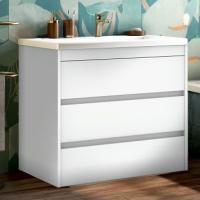 Тумба с раковиной Art&Max Family 90 напольная, Bianco Lucido