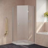 Душевой уголок Vegas Glass AFA-Pen LUX 90 07 10 R профиль матовый хром, стекло сатин