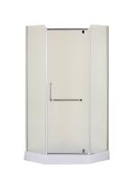 Душевой уголок Taliente TA-09093-1MP, профиль глянцевый хром, стекло матовое