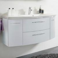 Тумба с раковиной Pelipal Cassca 140 белый глянец