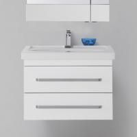 Тумба с раковиной Aquanet Сиена 60 подвесная белая