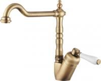 Смеситель для кухни Florentina Тироль AV античная латунь