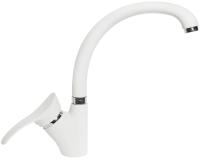 Смеситель для кухни AquaGranitEx C-3040 белый