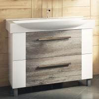 Тумба с раковиной Vigo Leo 105 сонома тёмный