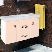 Тумба с раковиной Bellezza Неаполь 90 подвесная 2 ящика бежевая