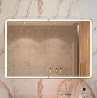 Зеркало-шкаф Stworki Ольборг МВК078 120 с подсветкой и розеткой