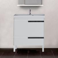 Тумба с раковиной Aquanet Тиволи 70 белая