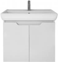 Тумба с раковиной Dreja Q(D) 60 белый глянец