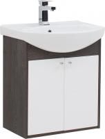 Тумба с раковиной Aquanet Грейс 60 2 фасада, дуб кантенбери