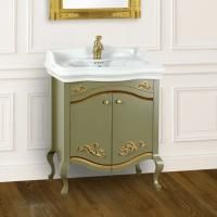 Тумба с раковиной Migliore Impero 70 с дверками, oliva