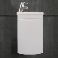 Тумба с раковиной Бриклаер Вега 40 белая