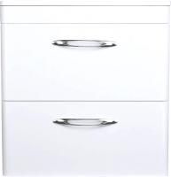 Тумба с раковиной Style Line Каре 60 подвесная, Люкс Plus, белая