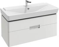 Тумба под раковину Jacob Delafon Reve 100 белый лак, 2 ящика