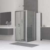 Душевой уголок RGW Classic CL-31 (875-925)х900х1850 профиль хром, стекло прозрачное