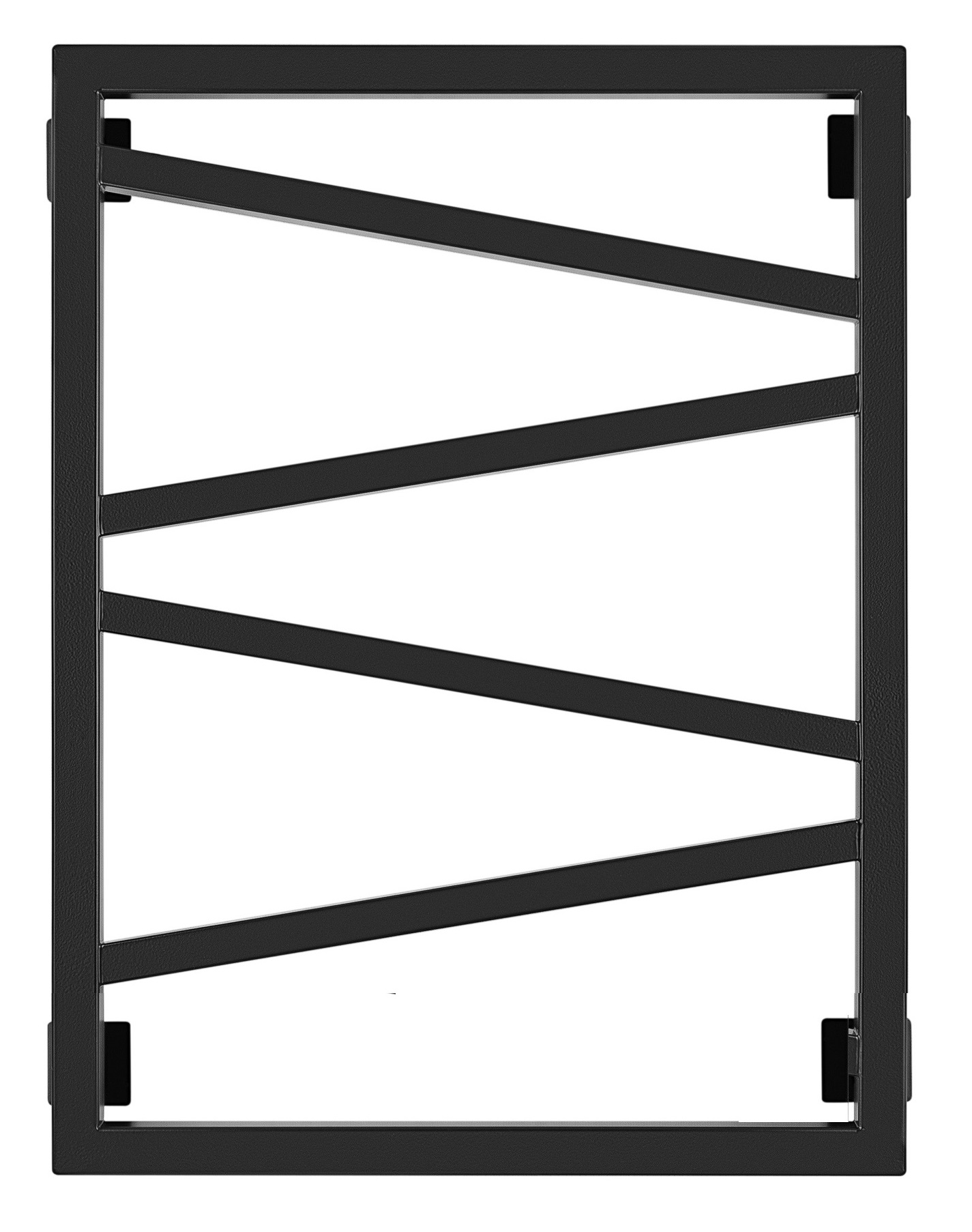 Полотенцесушитель водяной Secado Мирано 80/60, черный матовый