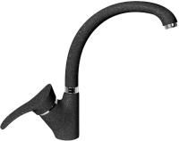 Смеситель для кухни AquaGranitEx C-3040 черный