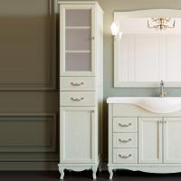 Пенал ValenHouse Эллина 40 L слоновая кость, фурнитура хром