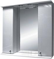 Зеркало-шкаф Misty Астра 80 с подсветкой, белый