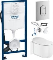 Инсталляция Grohe Sensia Arena 124846 подвесной унитаз с биде + кнопка