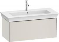 Тумба с раковиной Duravit White Tulip 105 скандинавский белый шелковисто-матовый