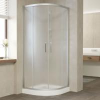 Душевой уголок Vegas Glass ZS 90 07 10 профиль матовый хром, стекло сатин