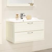 Тумба под раковину Aquaton Леон 80 дуб белый