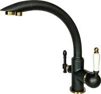 Смеситель для кухни Milacio Castellon Ceramic MC.513.ABR антрацит/бронза