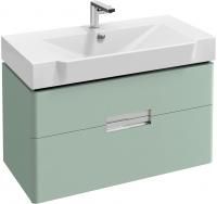 Тумба с раковиной Jacob Delafon Reve 80 оливковая, 2 ящика