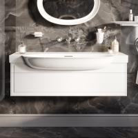 Тумба с раковиной Laufen The New Classic 4.0605.1.085.631.1 белая глянцевая