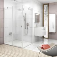 Душевой уголок Ravak CRV2-110+CPS-90 Transparent, профиль белый