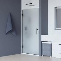 Душевая дверь в нишу RGW Hotel HO-011-B 800х1950 профиль черный, стекло матовое