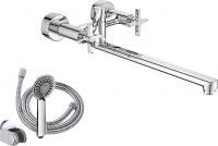 Смеситель для ванны Orange Kristi M33-211cr универсальный