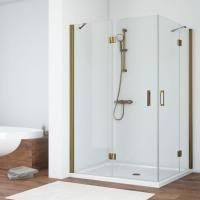 Душевой уголок Vegas Glass AFA-F 120*100 05 01 L профиль бронза, стекло прозрачное