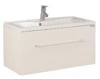 Тумба под раковину Aquaton Мадрид 80 белая с ящиком