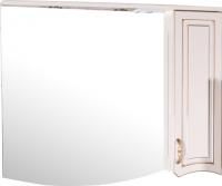 Зеркало-шкаф ASB-Woodline Эмили 105 бежевый, патина золото, подсветкой