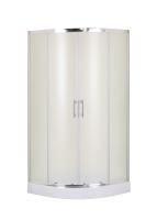 Душевой уголок Taliente TA-09091-1MP, профиль глянцевый хром, стекло матовое