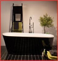 Акриловая ванна Hafa Brigg 180 см с черной панелью