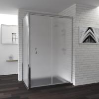 Душевой уголок RGW Passage PA-42 100x80 см стекло матовое