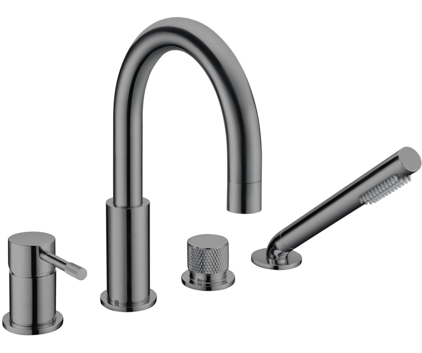 Смеситель на борт ванны Boheme Uno 460-GM